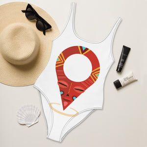 One-Piece Logo Swimsuit